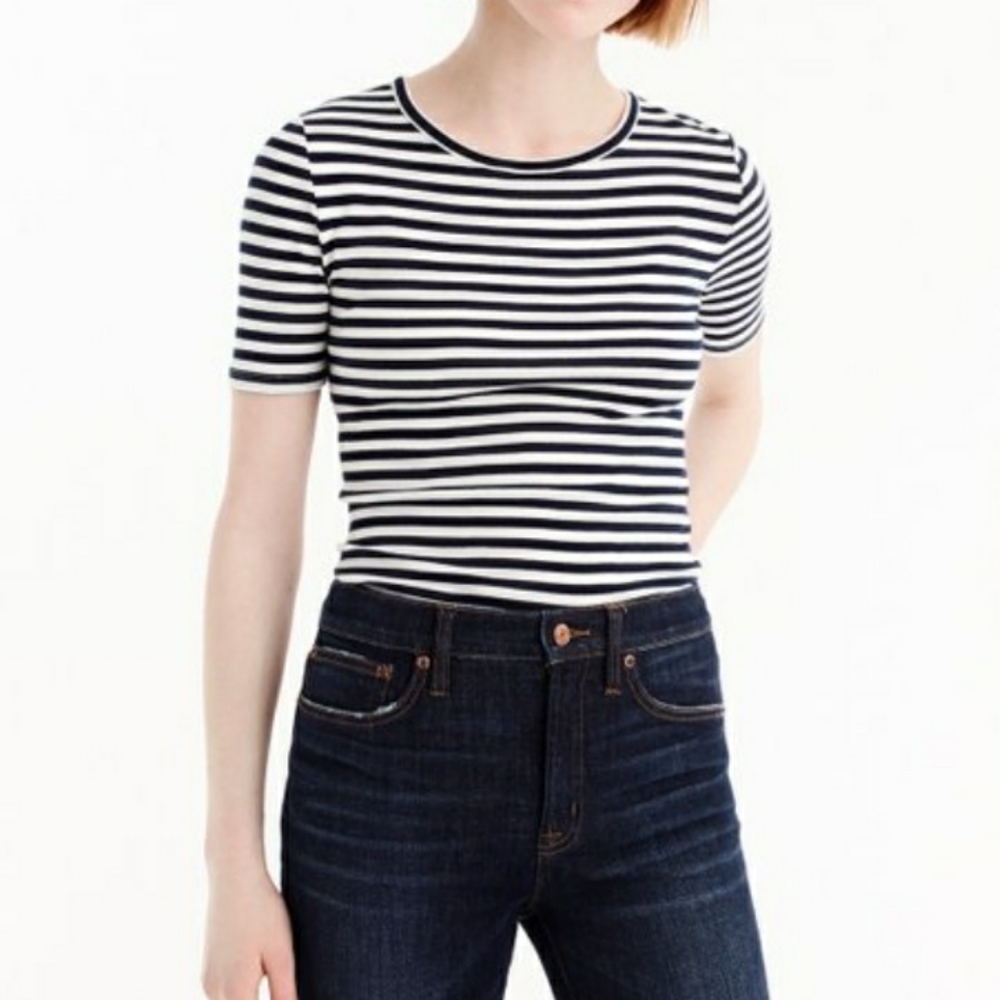 J.Crew Slim perfect T-shirt in stripe Size S